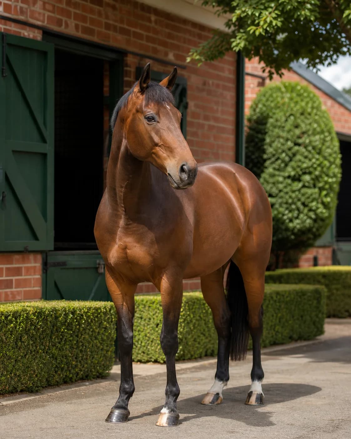Thoroughbred horse